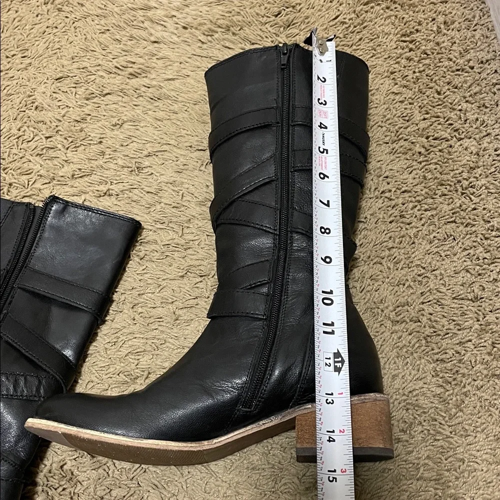 Roberto Vianni | Black | Leather | Buckle |Boots | Size 37 | Made in India - Picture 10 of 16